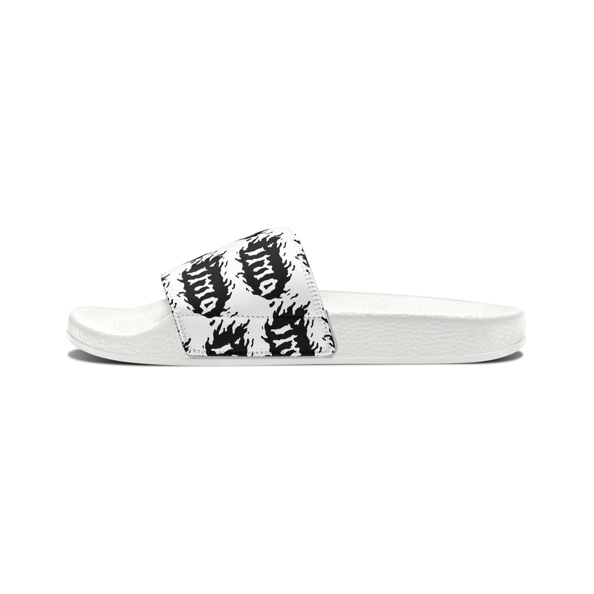 IMA Logo Slide Sandals - Black
