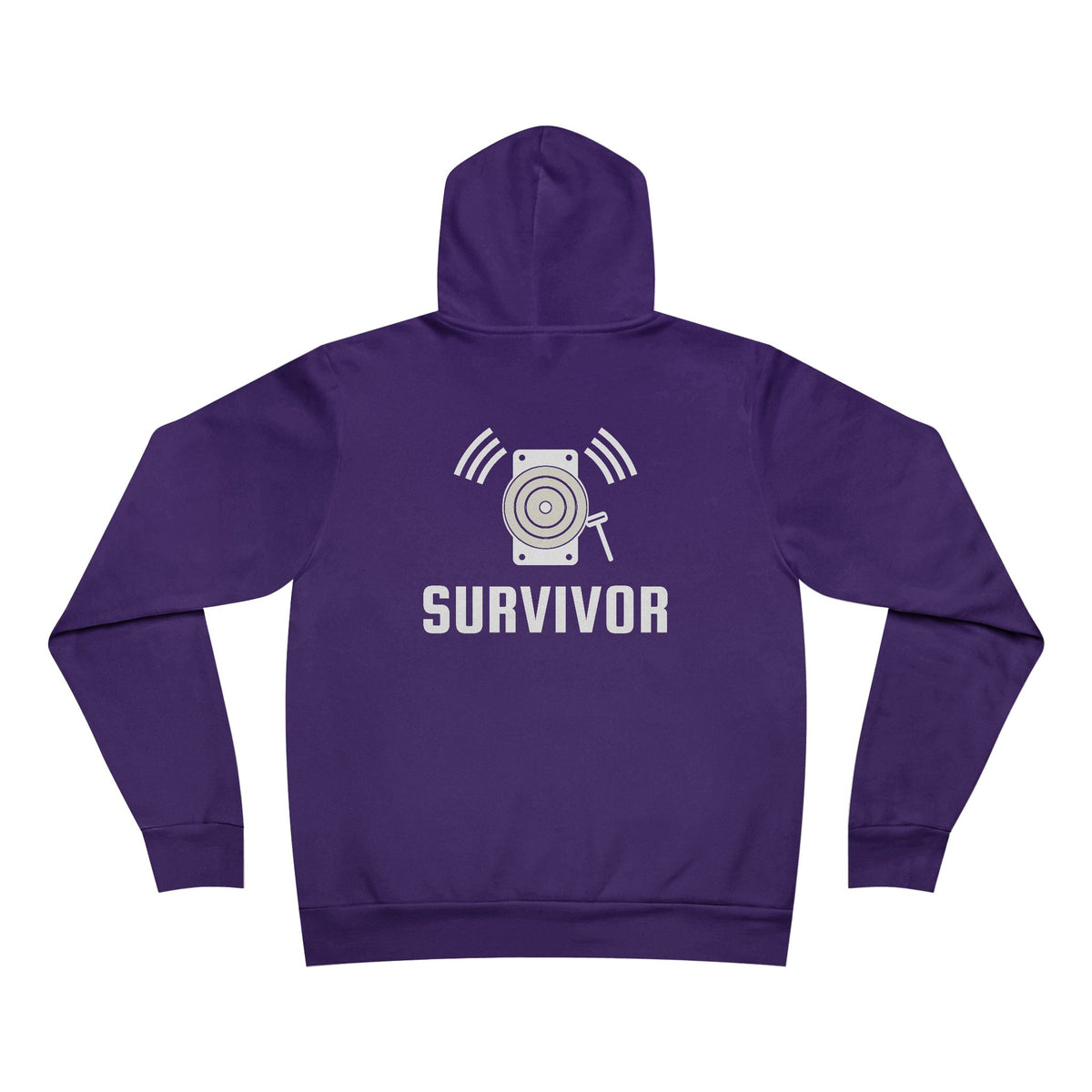 IMA Survivor – Rang the Bell – Pullover Hoodie – Black/Purple