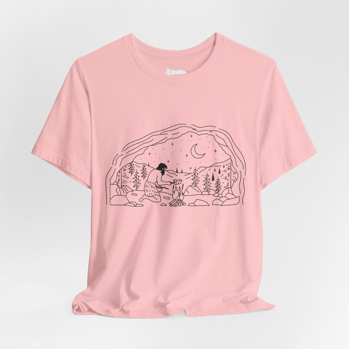 Caveman - blk - Unisex Jersey Short Sleeve Tee