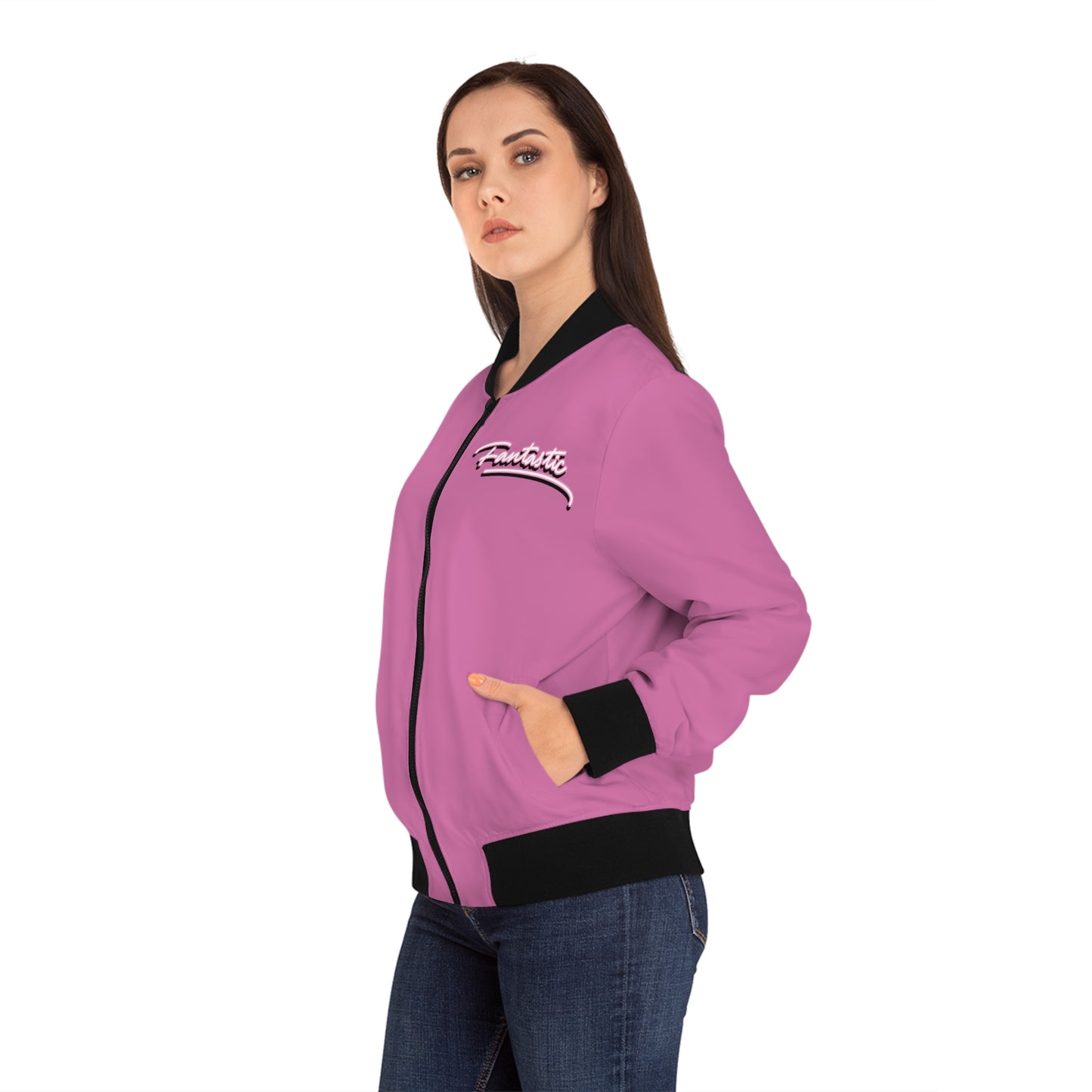 Fantastic - Vice - lgt pnk - Women's Bomber Jacket (AOP)