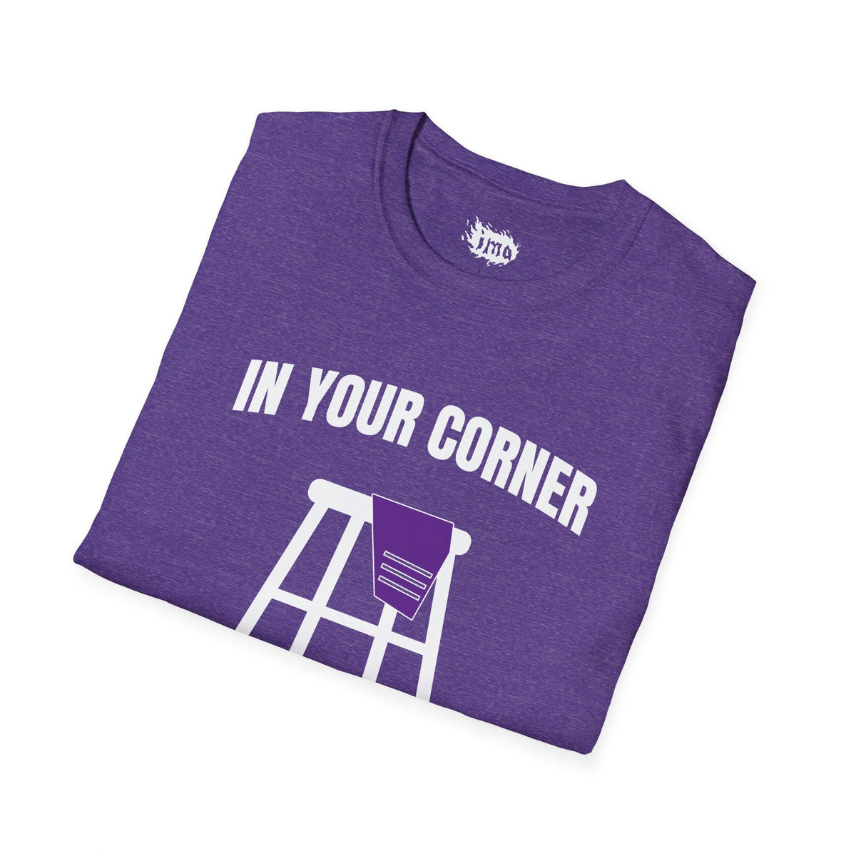 IMA Supporter – In Your Corner – Black/White – Purple Pancreatic Cancer Awareness Tee
