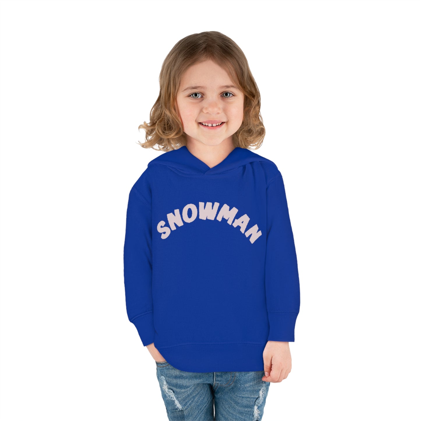 Snowman - Toddler Pullover Fleece Hoodie