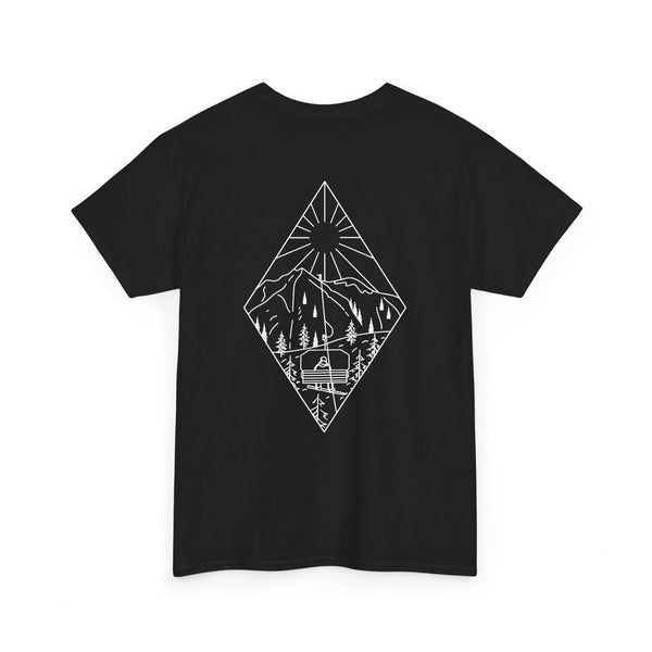 Chairlift - wht - Unisex Heavy Cotton Tee