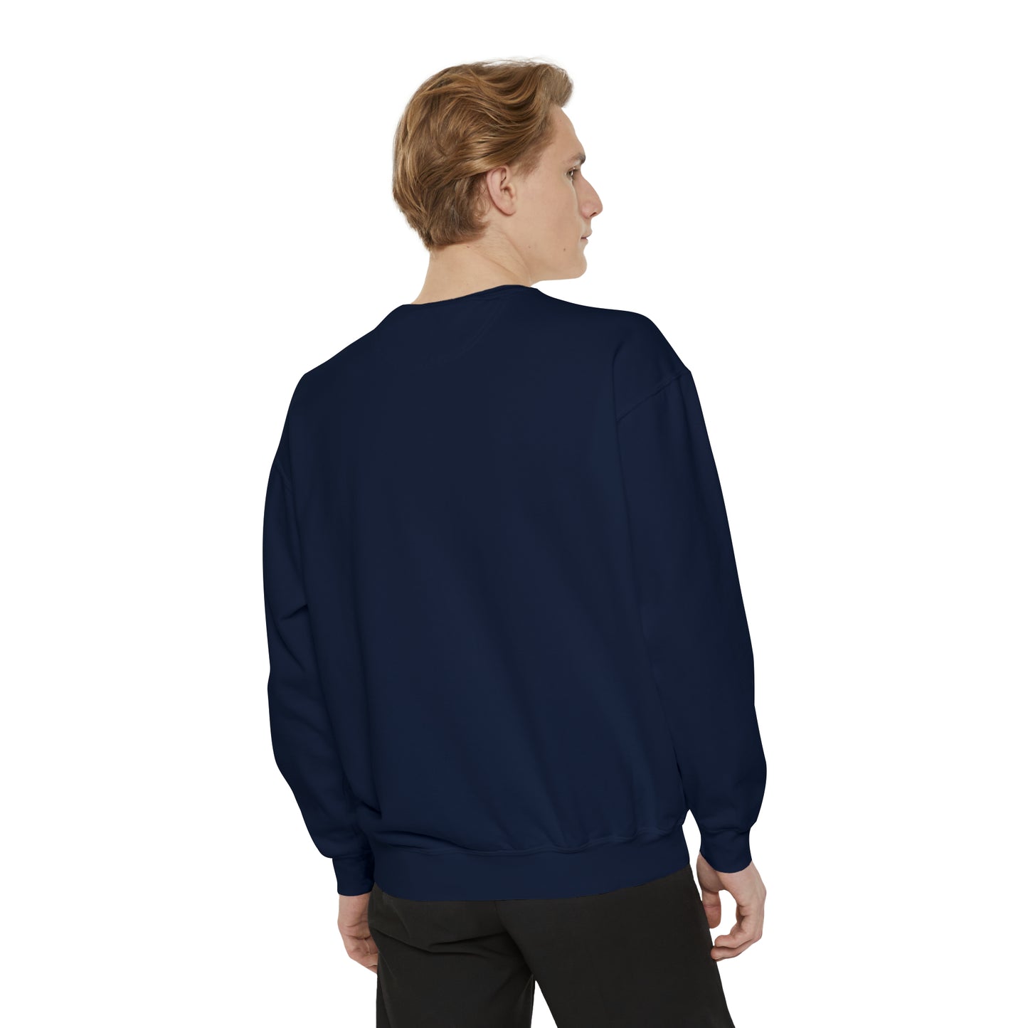Fighter - logo - Unisex Garment-Dyed Sweatshirt