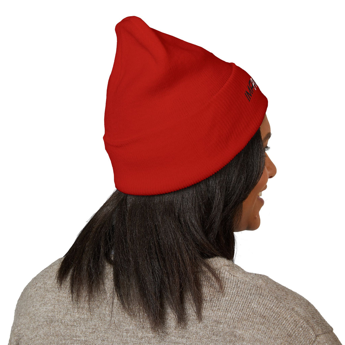 IMA Fan Atlanta - Embroidered Cuffed Beanie