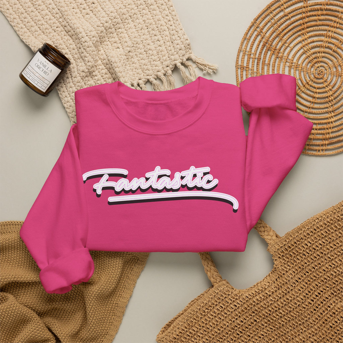 Fantastic - wht - Unisex Heavy Blend™ Crewneck Sweatshirt
