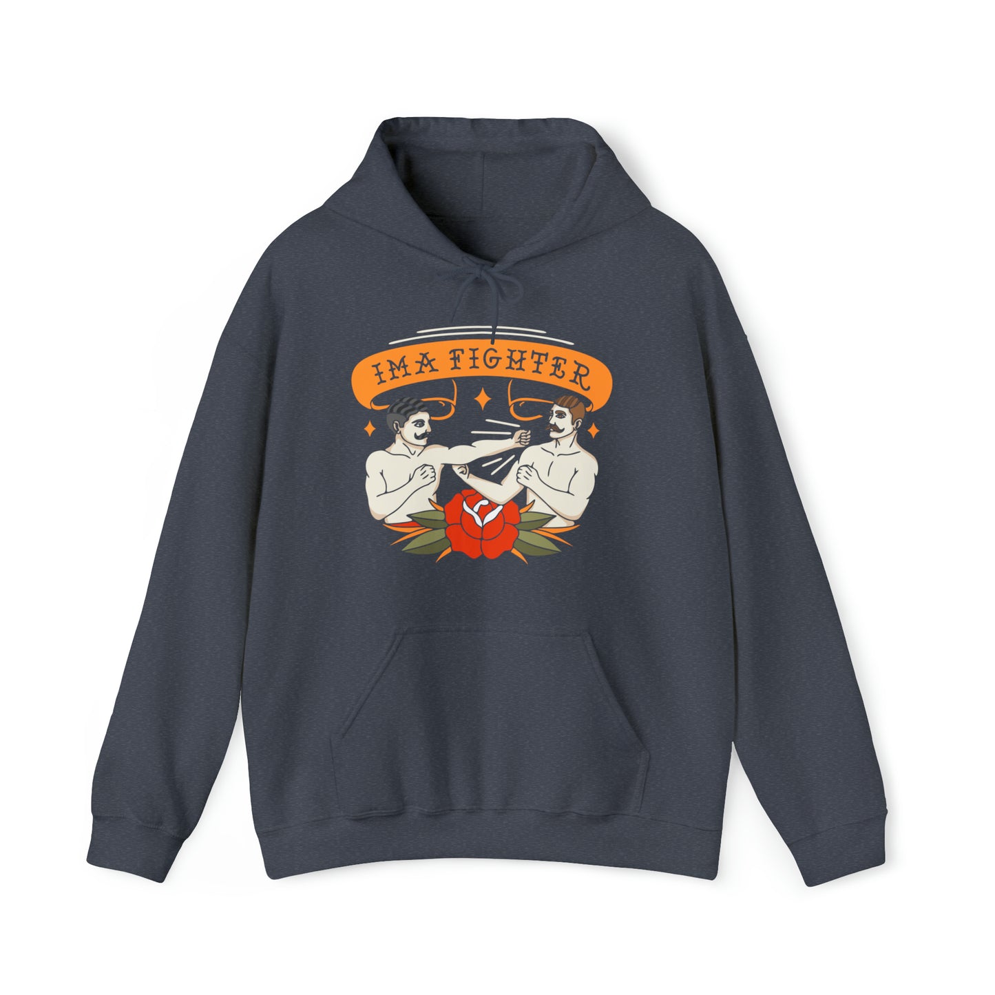 Fighter 2 - Bare knuckle - Unisex Heavy Blend™ Hooded Sweatshirt