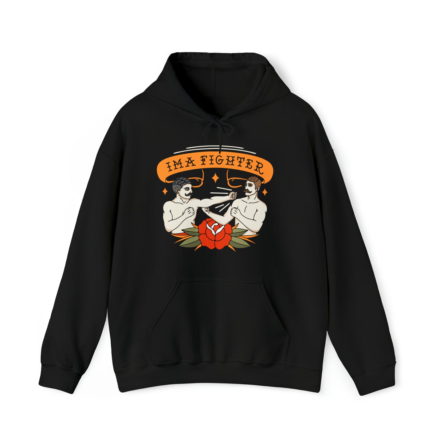 Fighter 2 - Bare knuckle - Unisex Heavy Blend™ Hooded Sweatshirt