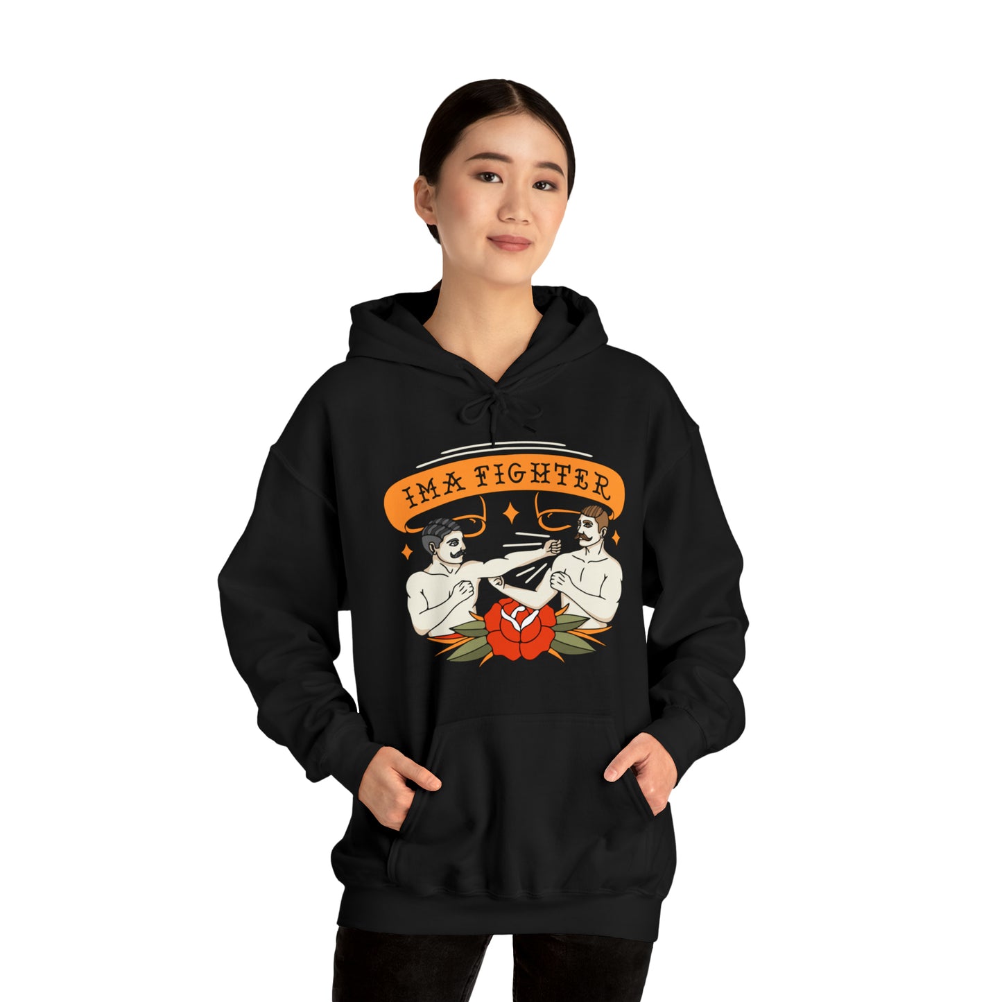 Fighter 2 - Bare knuckle - Unisex Heavy Blend™ Hooded Sweatshirt