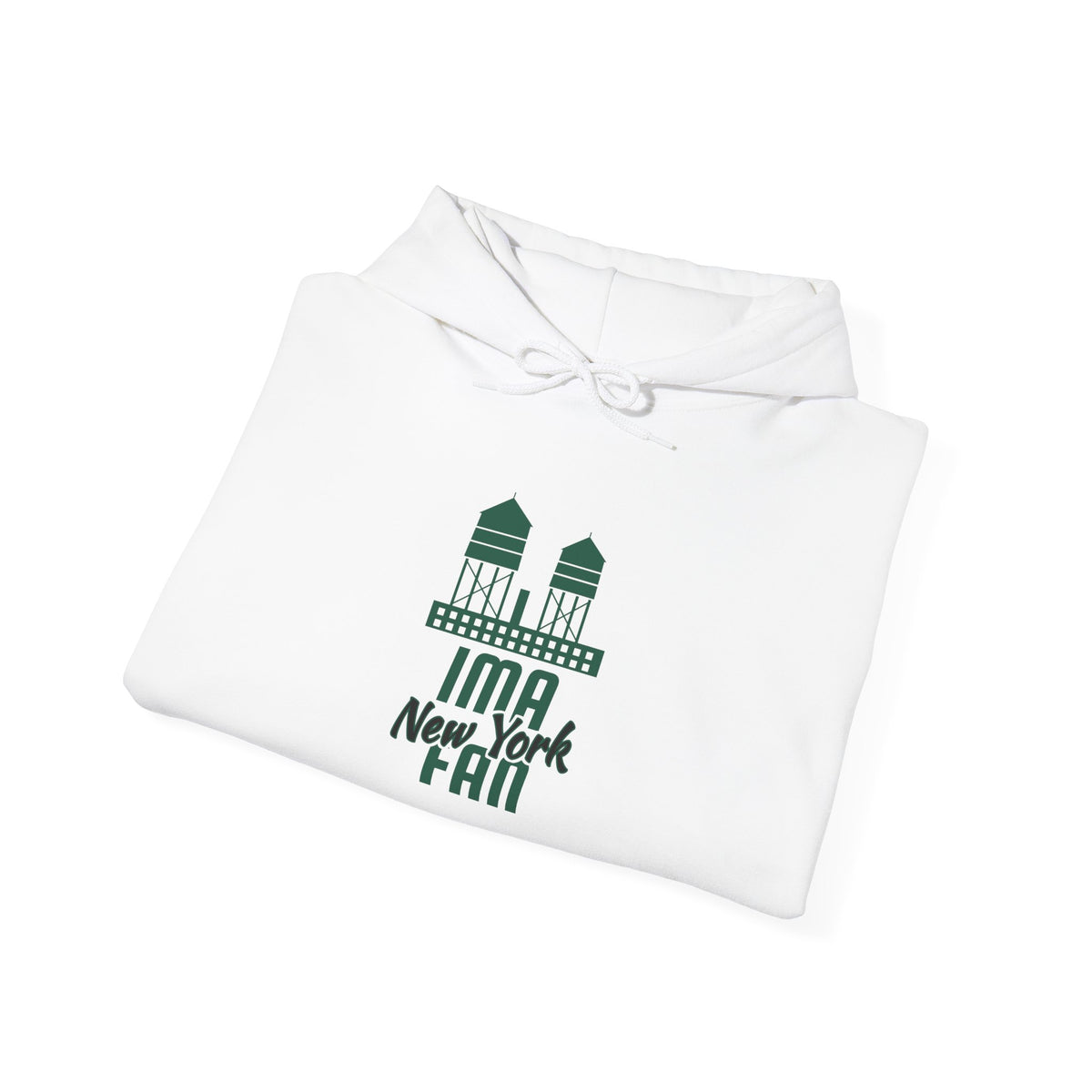 IMA Fan New York Rooftop Alt - Unisex Heavy Blend™ Hooded Sweatshirt