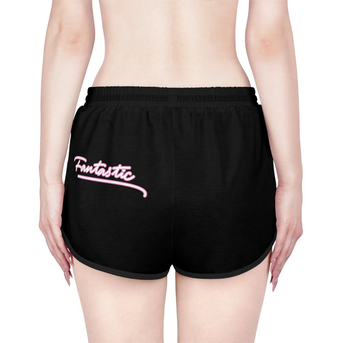Fantastic Vice Women's Relaxed Shorts (AOP) - Black