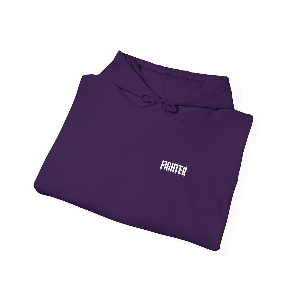 IMA Fighter – Purple Pancreatic Cancer Awareness Text Hoodie