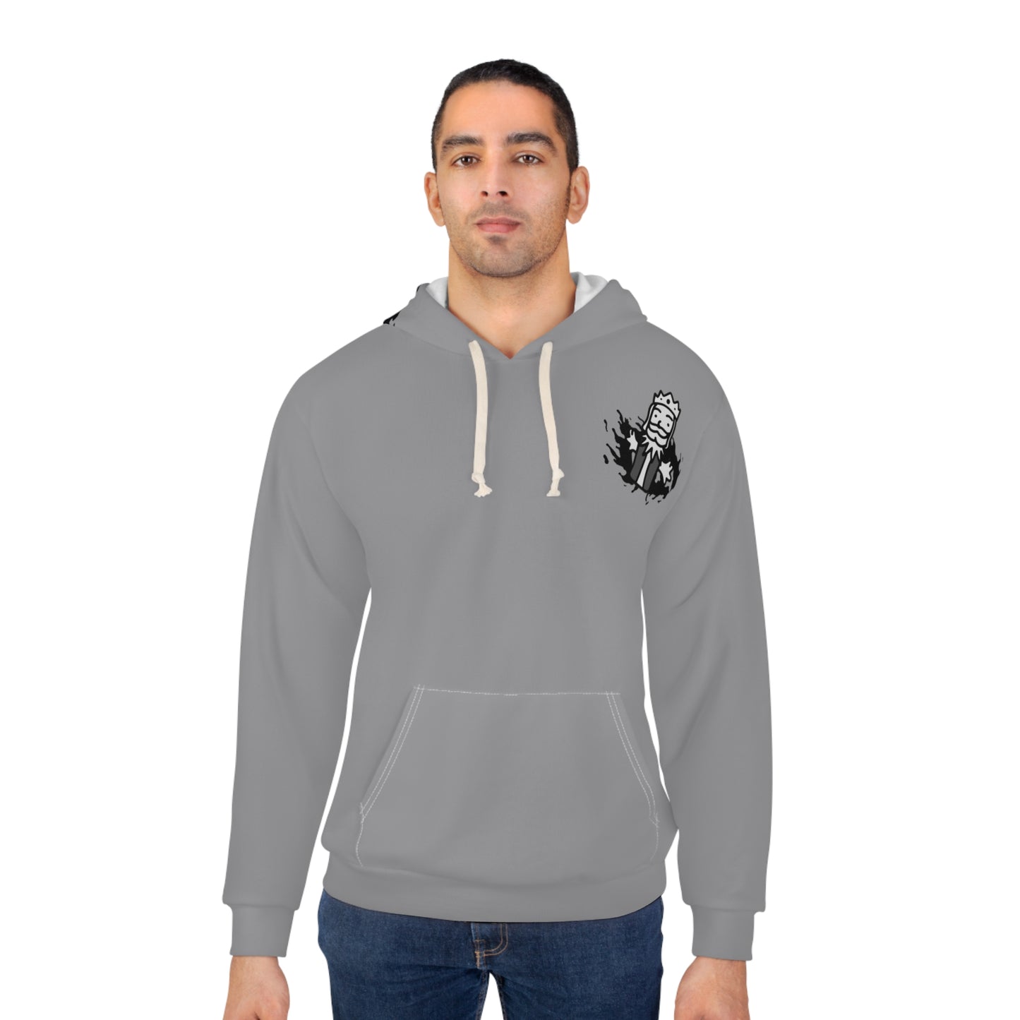 Clown - blk - Unisex Pullover Hoodie (AOP)