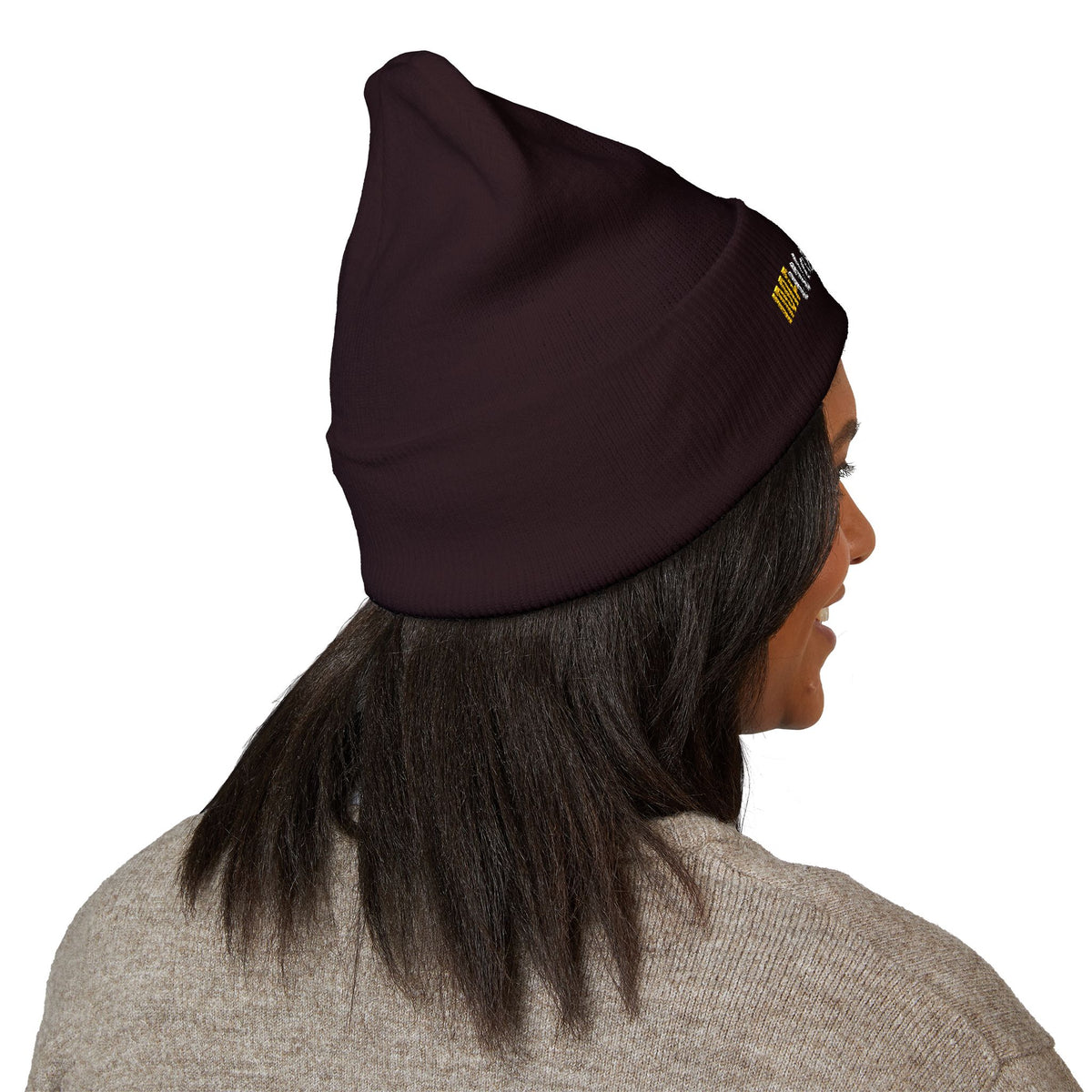 IMA Fan Washington - Embroidered Cuffed Beanie