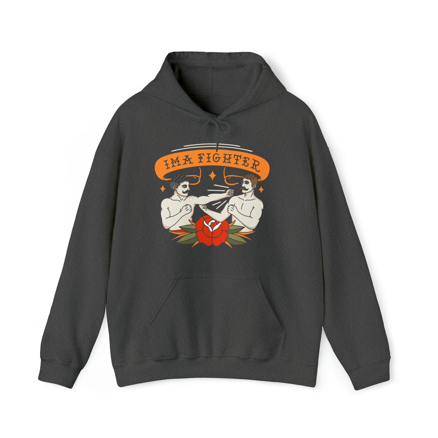 Fighter 2 - Bare knuckle - Unisex Heavy Blend™ Hooded Sweatshirt