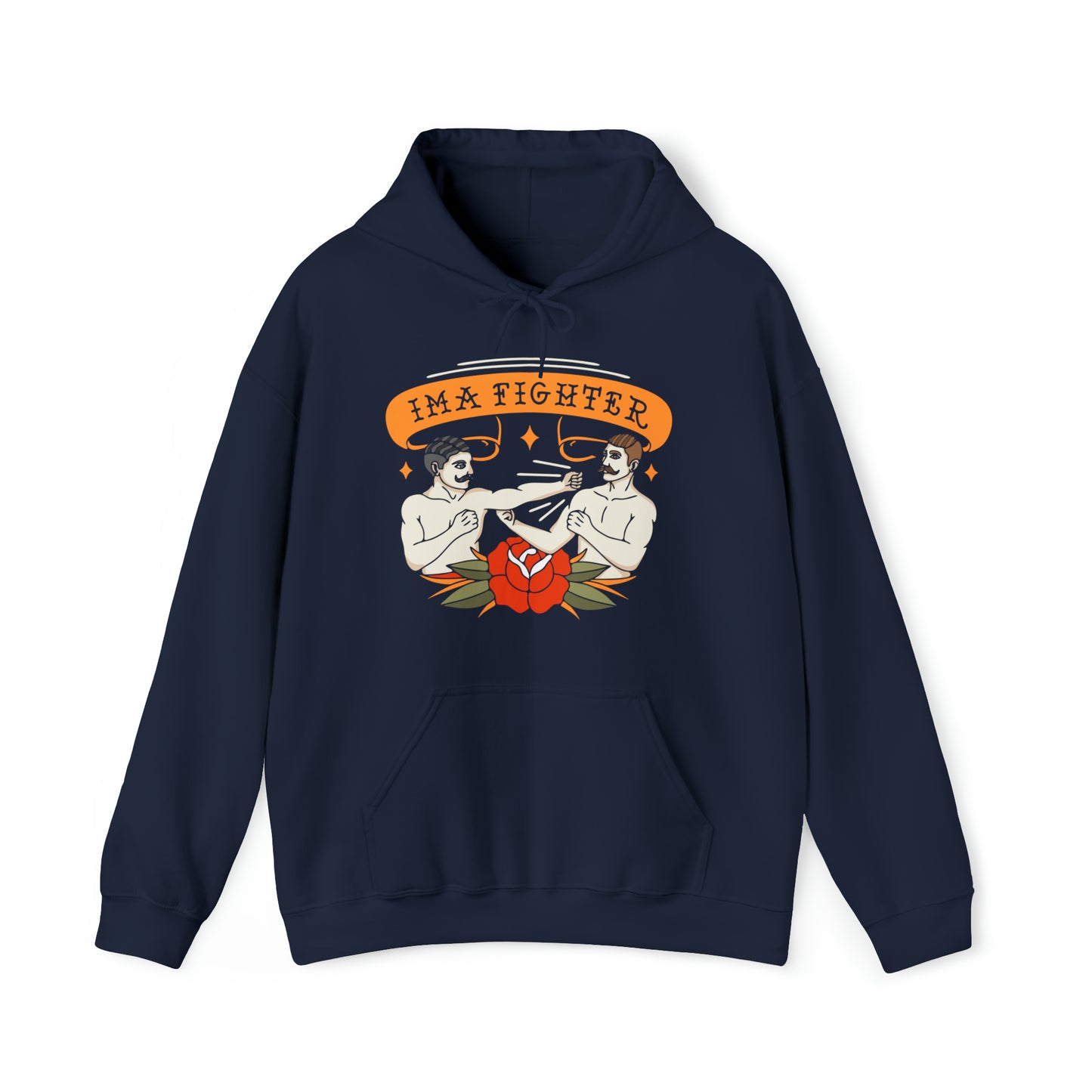 Fighter 2 - Bare knuckle - Unisex Heavy Blend™ Hooded Sweatshirt