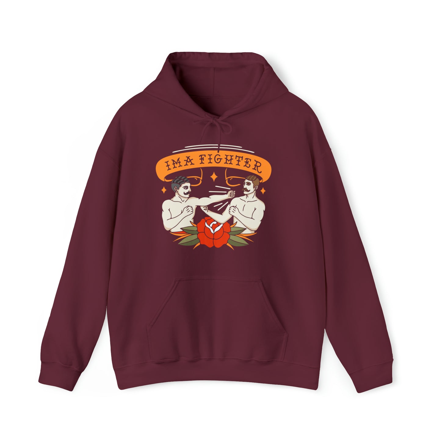 Fighter 2 - Bare knuckle - Unisex Heavy Blend™ Hooded Sweatshirt