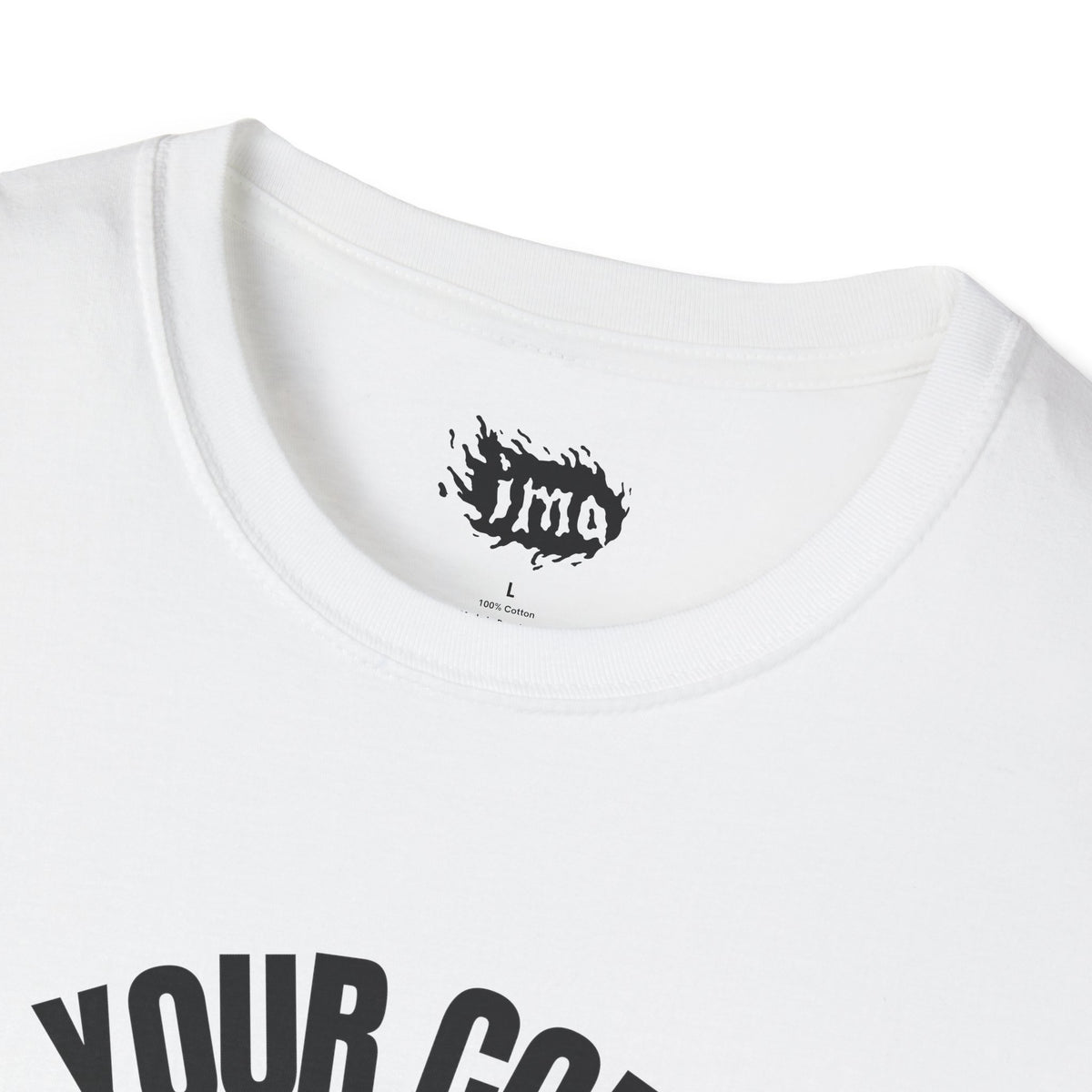 IMA Supporter – In Your Corner Unisex Tee – White/Light Pink