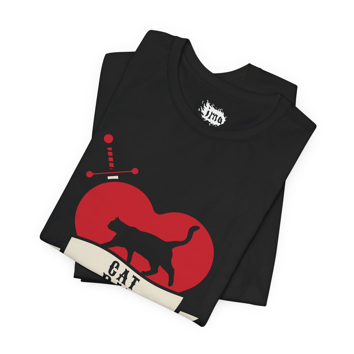 Cat Dad Tattoo Flash Tee