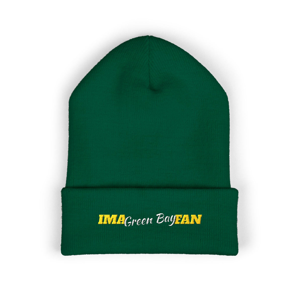 IMA Fan Green Bay - Embroidered Cuffed Beanie
