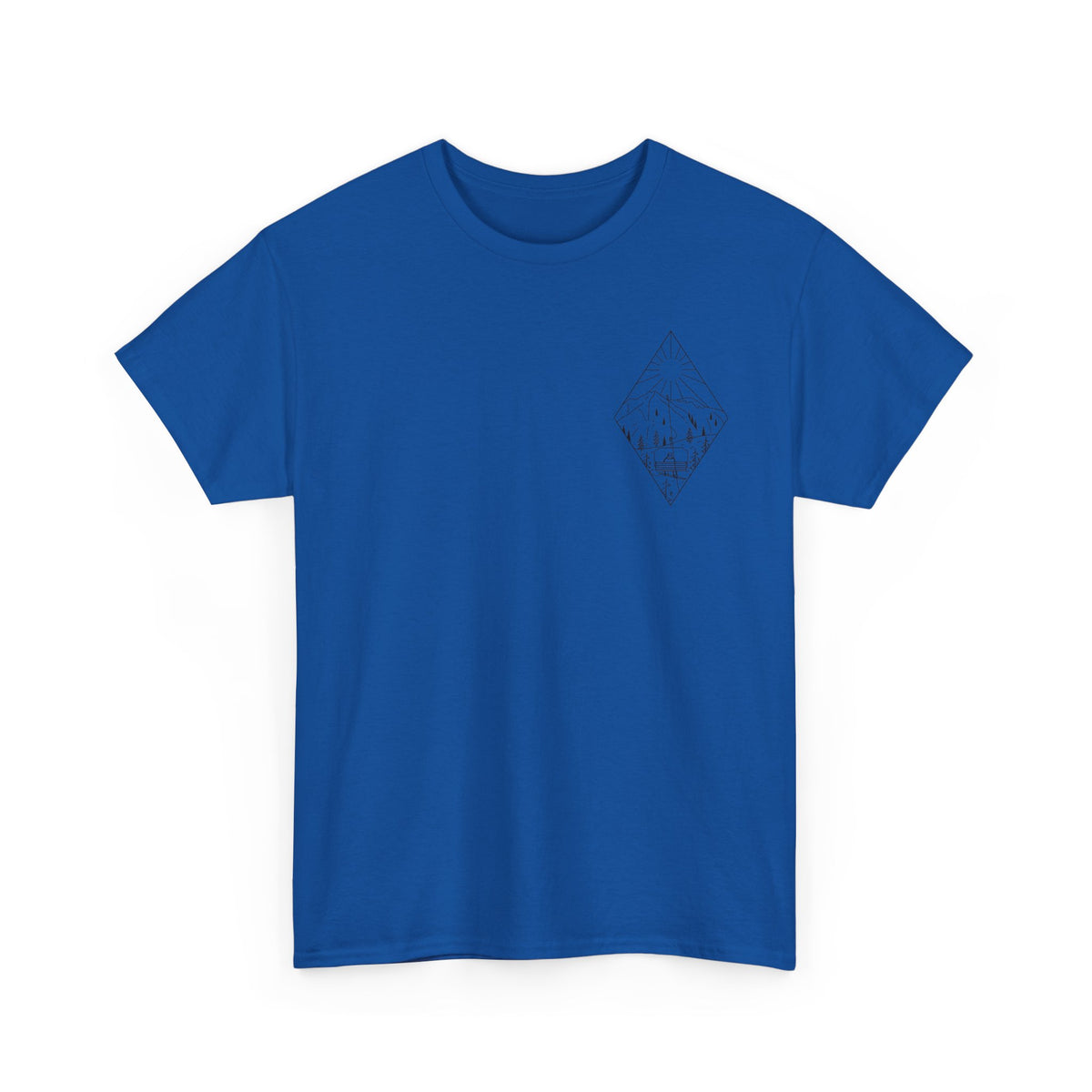 Chairlift - blk - Unisex Heavy Cotton Tee