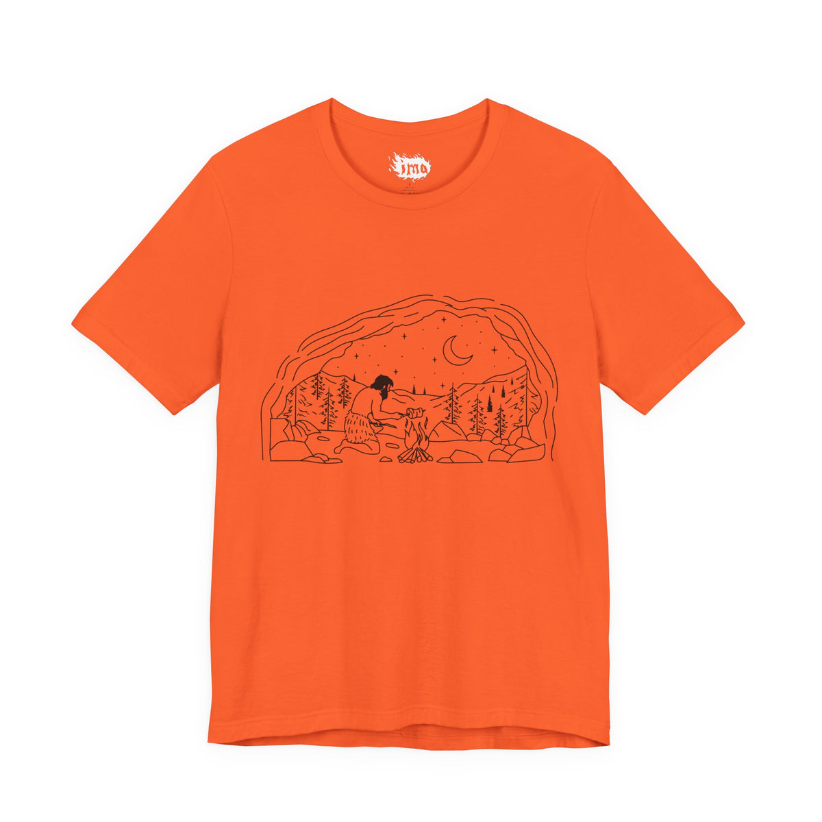 Caveman - blk - Unisex Jersey Short Sleeve Tee