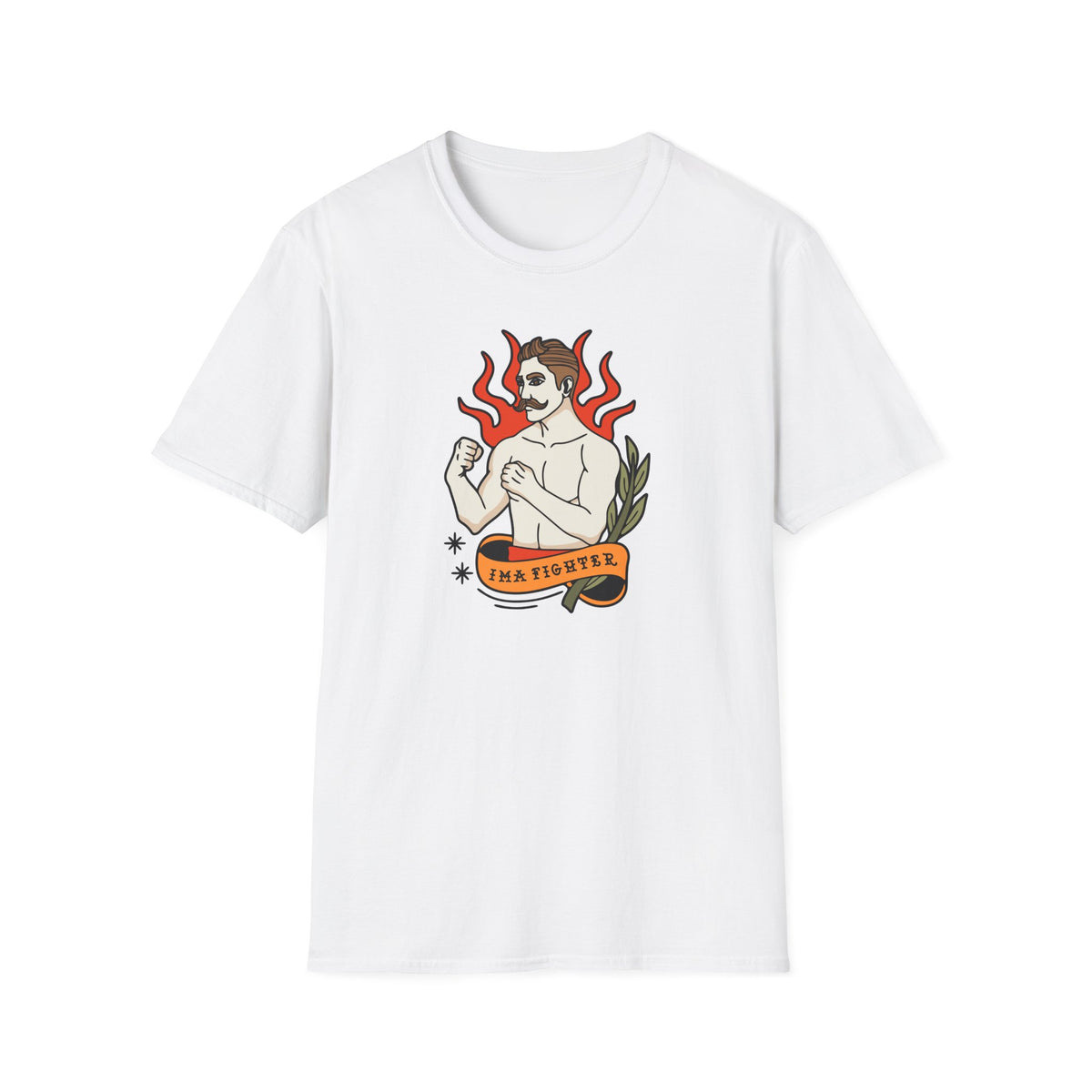 Fighter 1 - Unisex Softstyle T-Shirt