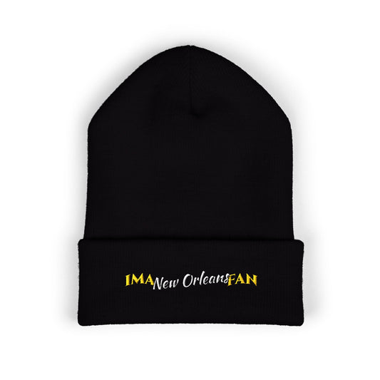 IMA Fan New Orleans - Embroidered Cuffed Beanie