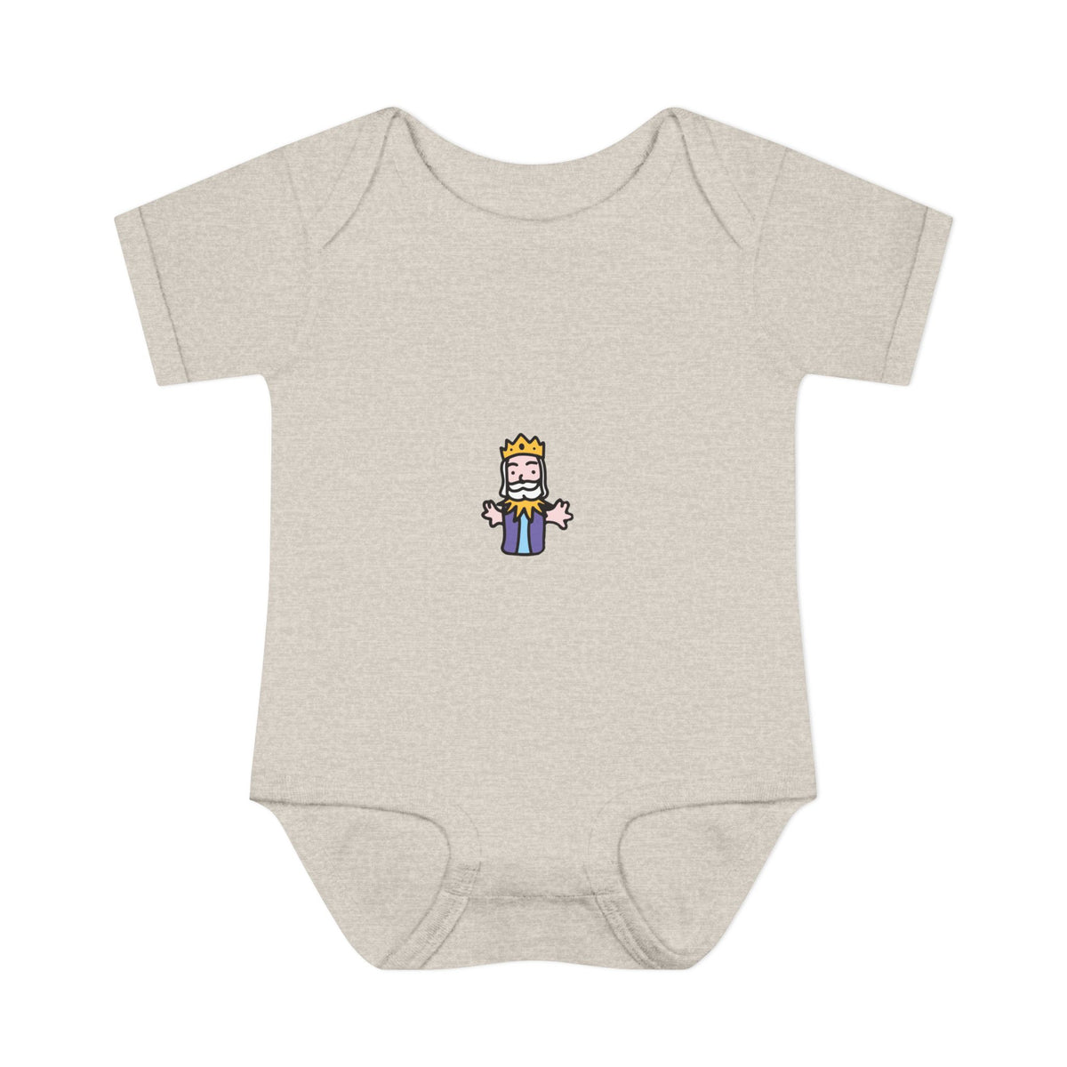 Little King - Infant Baby Rib Bodysuit