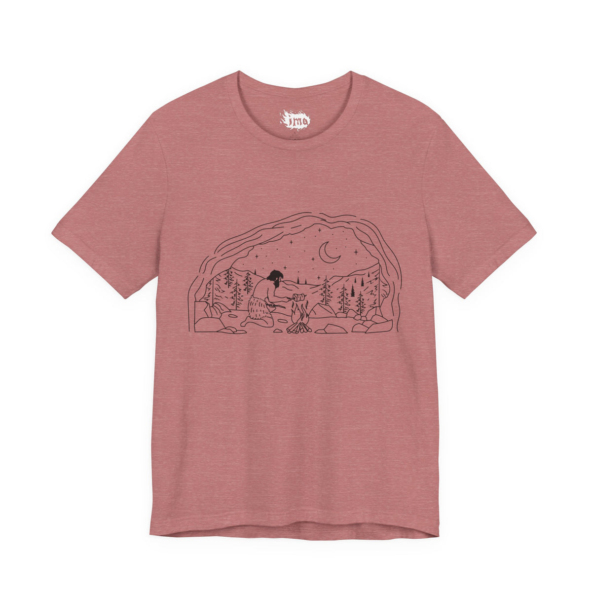Caveman - blk - Unisex Jersey Short Sleeve Tee