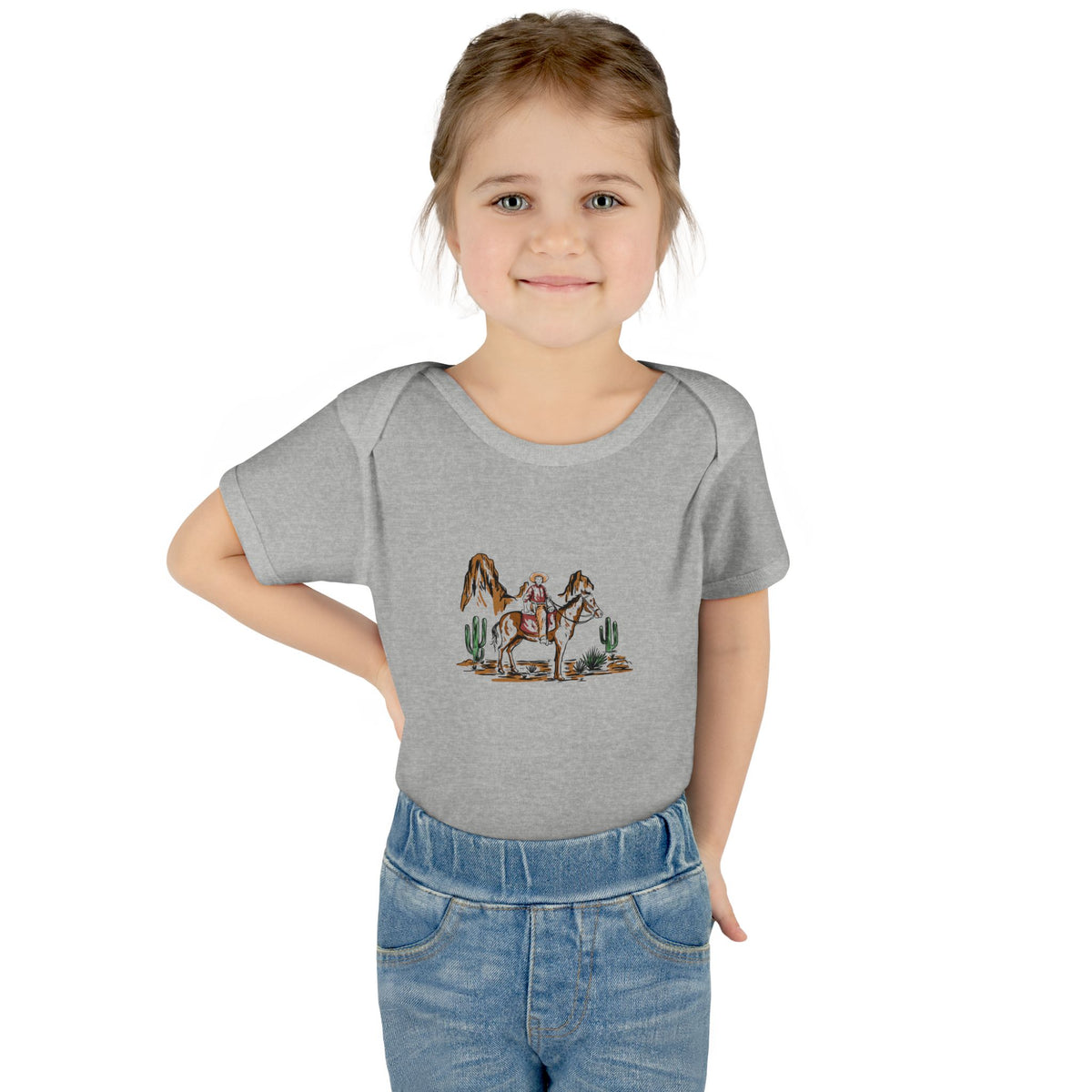 Cowboy - Infant Baby Rib Bodysuit