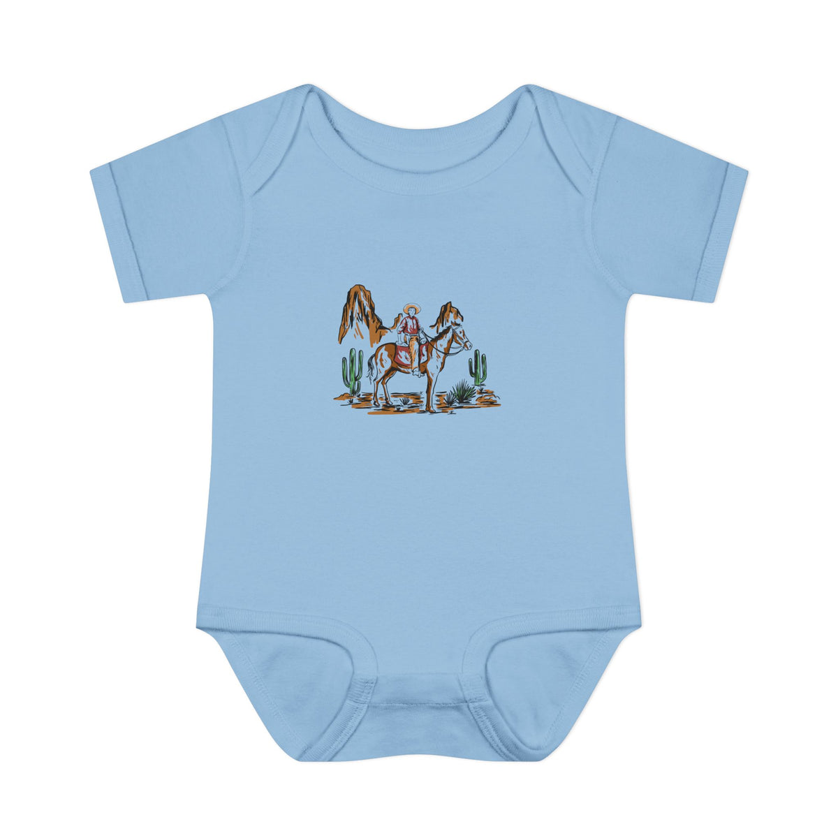 Cowboy - Infant Baby Rib Bodysuit