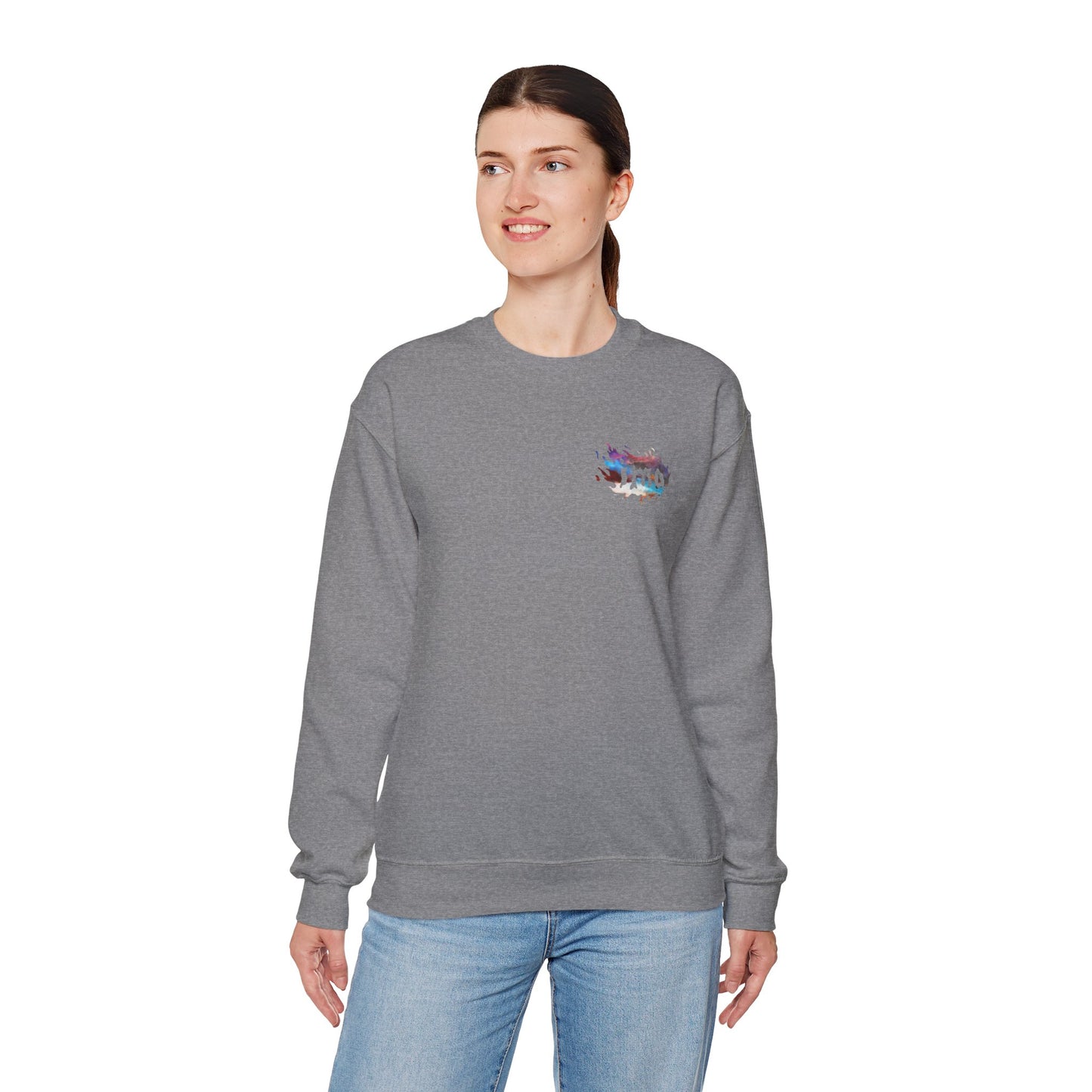 Logo - clr - Unisex Heavy Blend™ Crewneck Sweatshirt