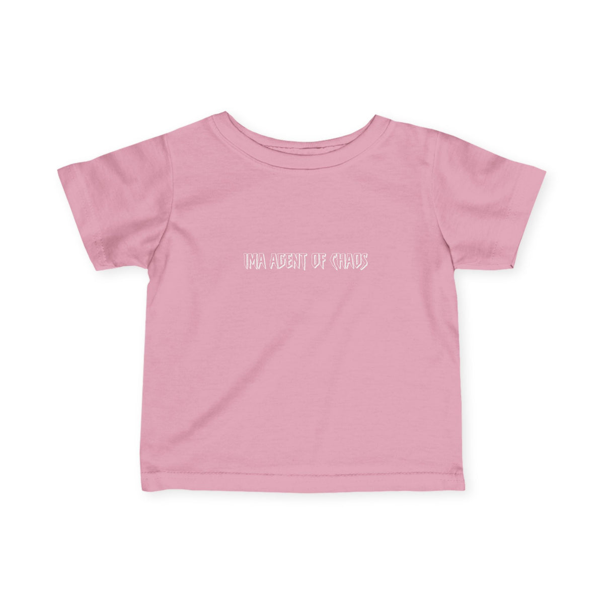Agent of Chaos - wht - txt - Infant Fine Jersey Tee