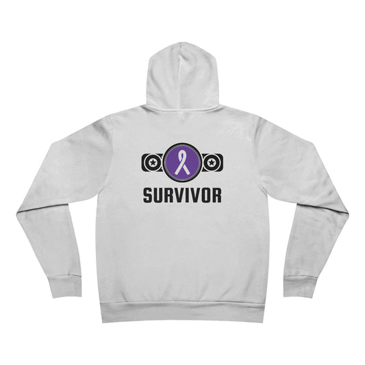 IMA Survivor – Title Defense – Pullover Hoodie – White