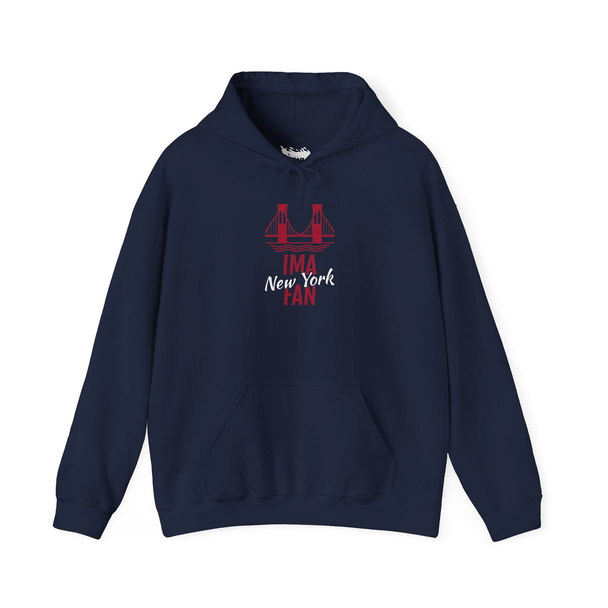 IMA Fan New York Bridge - Unisex Heavy Blend™ Hooded Sweatshirt
