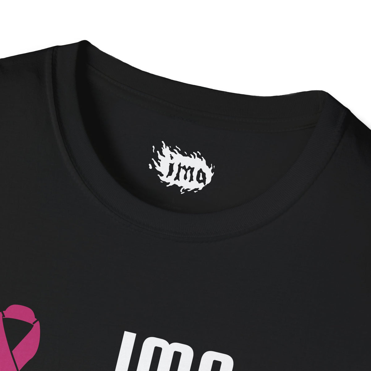 IMA Fighter – Pink Ribbon Unisex Tee – Black