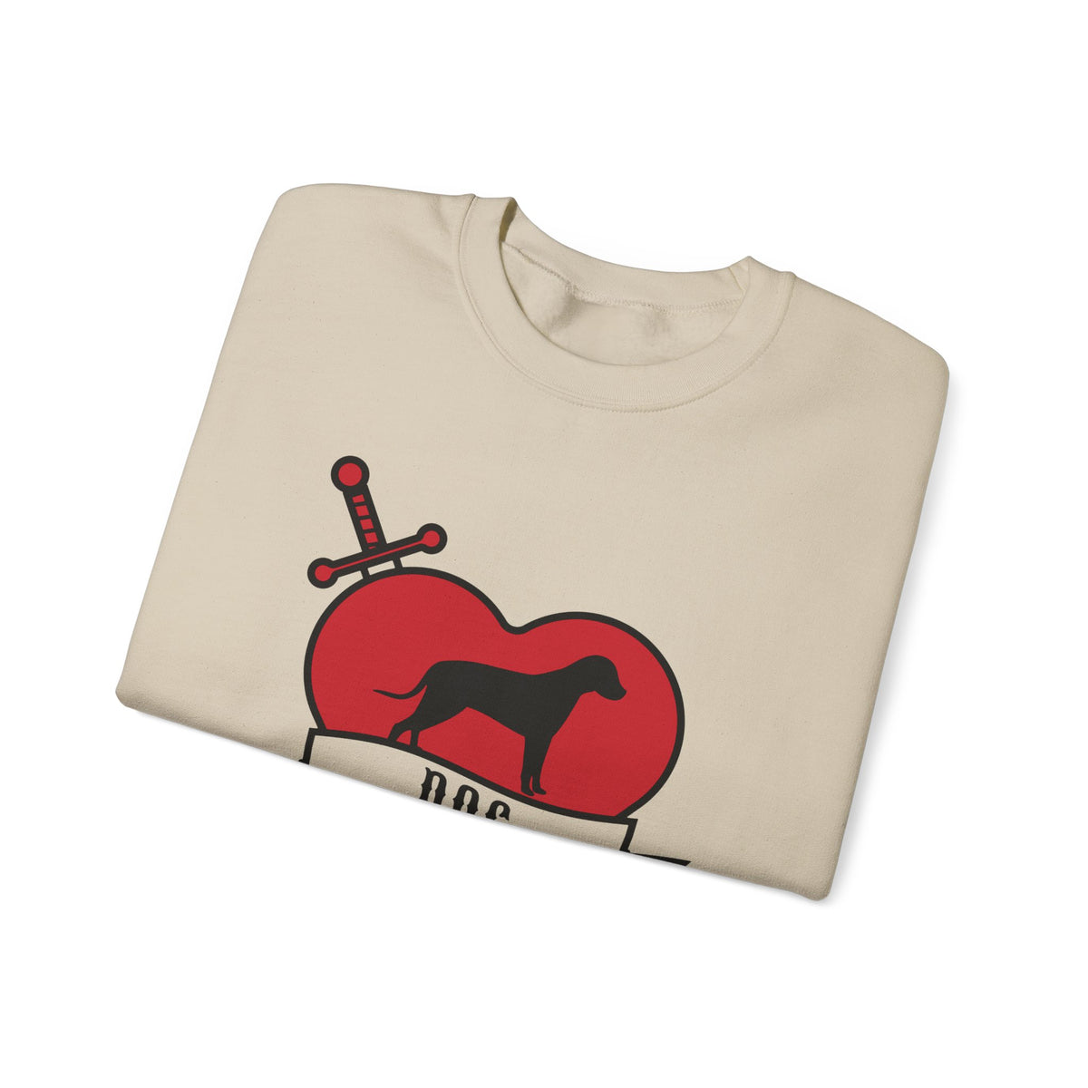 Dog Dad Tattoo Flash Crewneck Sweatshirt