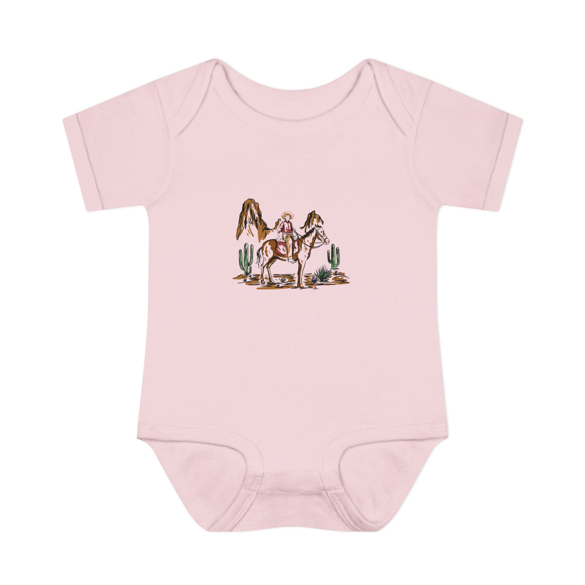 Cowboy - Infant Baby Rib Bodysuit