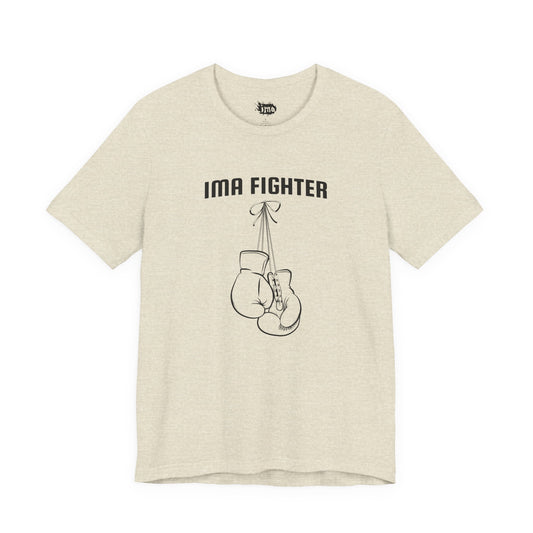 IMA Fighter – Pearl Lung Cancer Awareness Gloves Tee