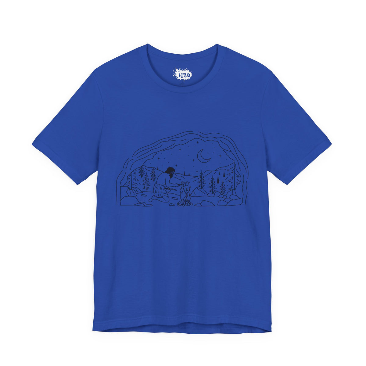 Caveman - blk - Unisex Jersey Short Sleeve Tee