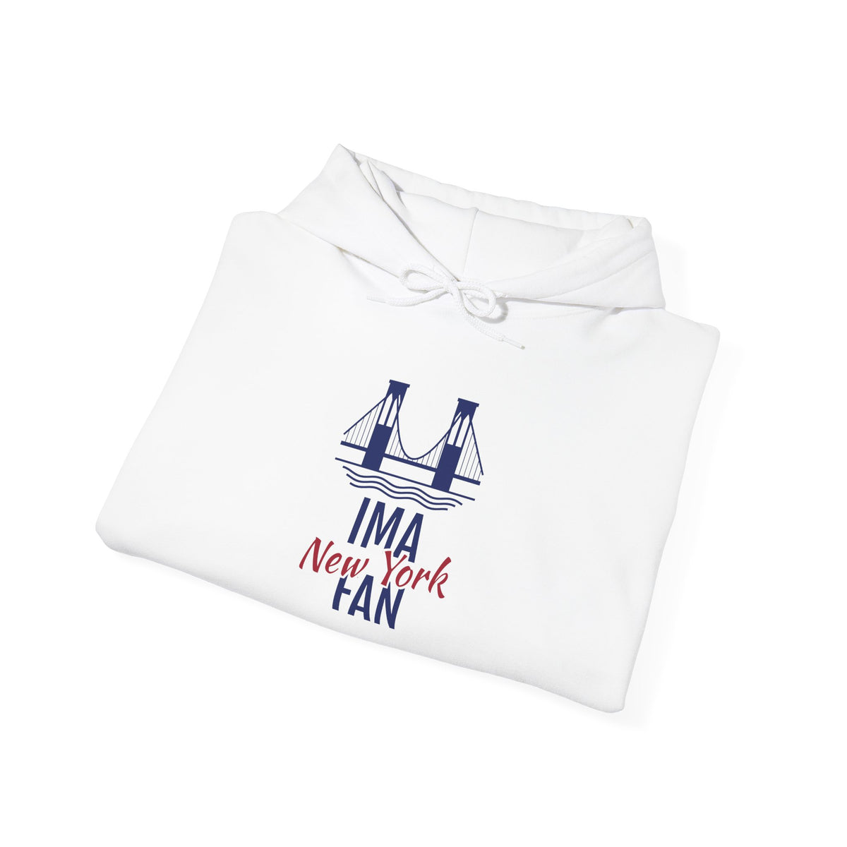 IMA Fan New York Bridge Alt - Unisex Heavy Blend™ Hooded Sweatshirt