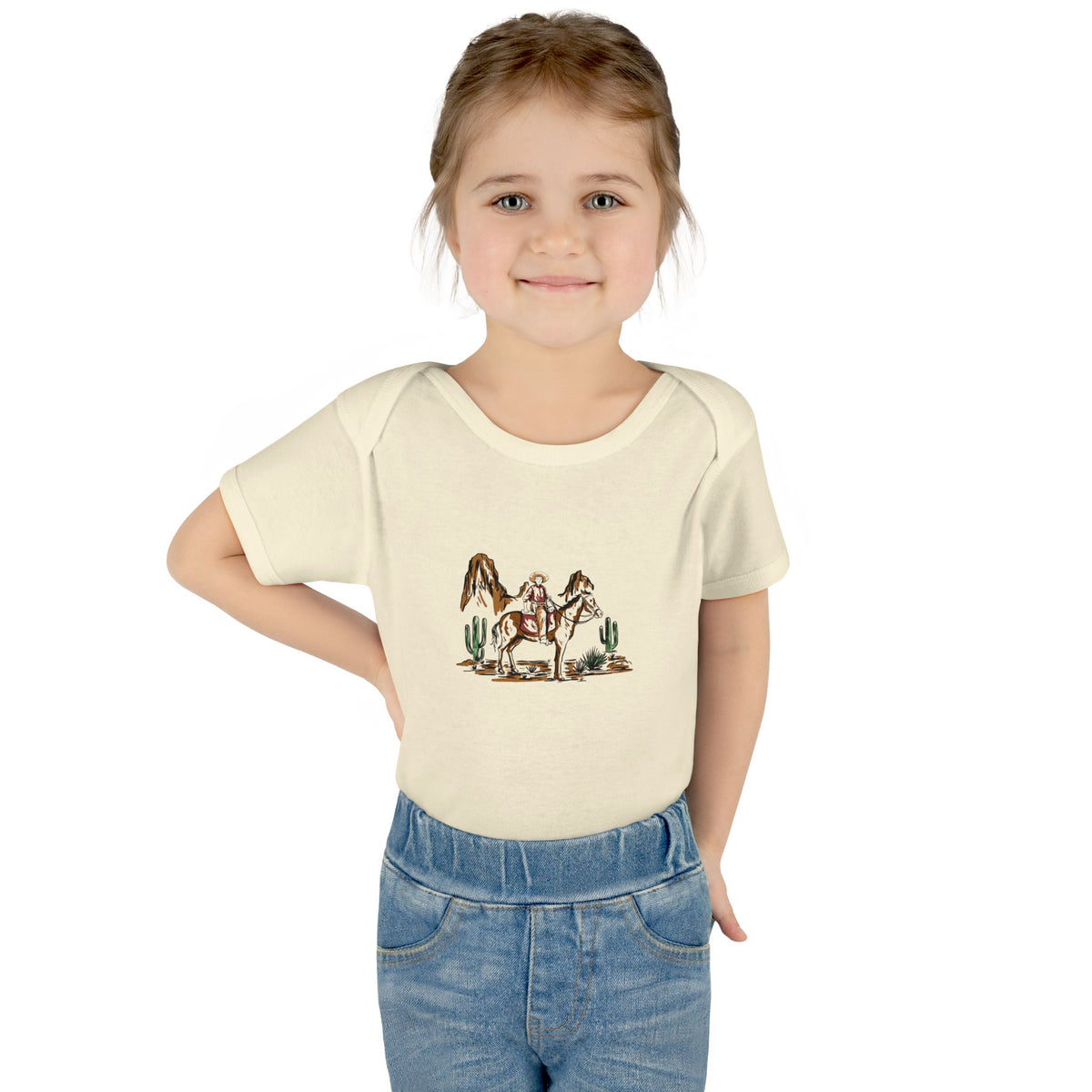 Cowboy - Infant Baby Rib Bodysuit