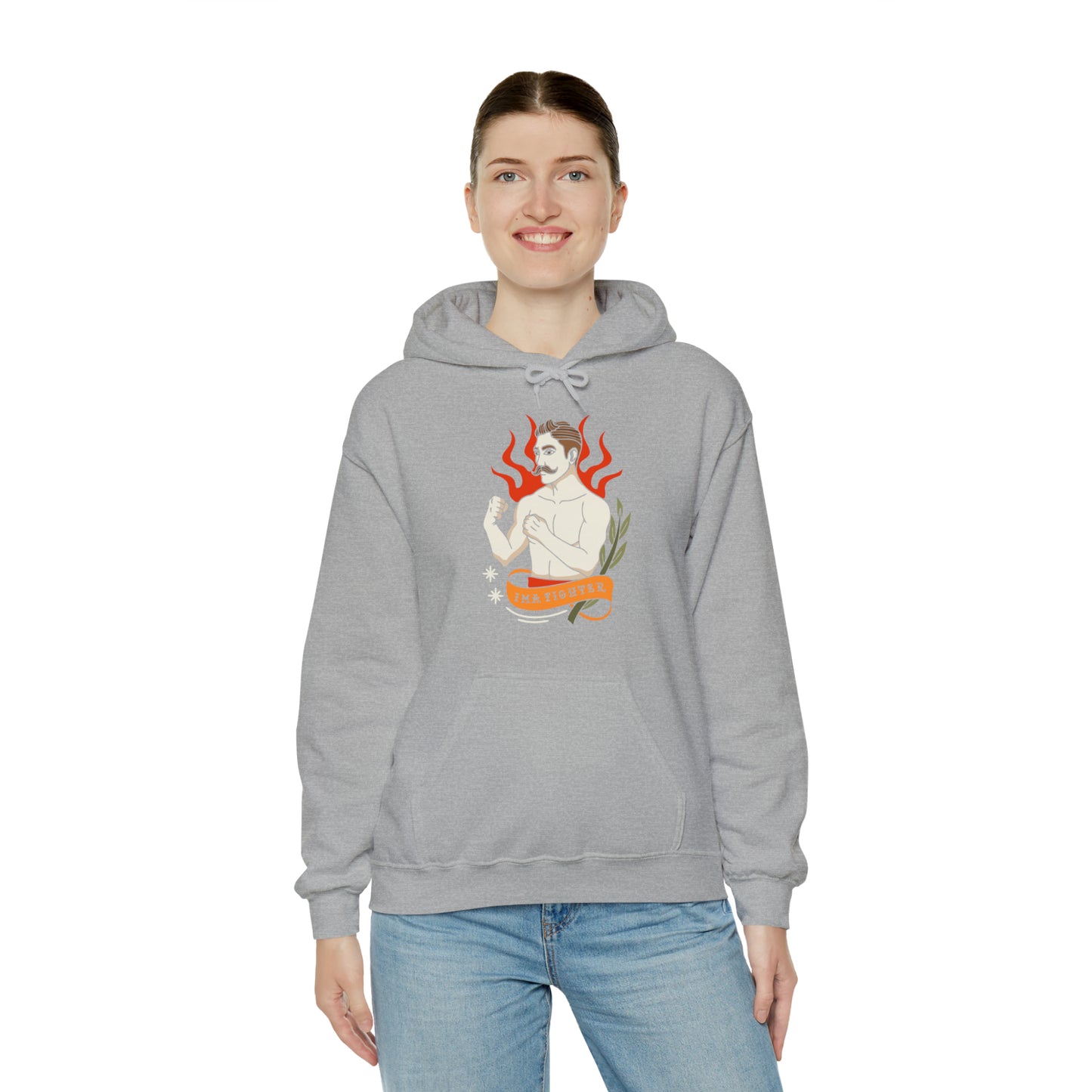 Fighter 1 - Unisex Heavy Blend™ Hooded Sweatshirt