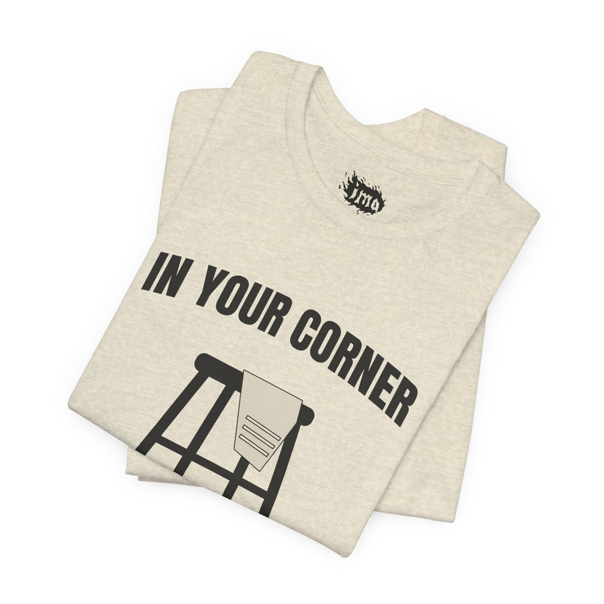IMA Supporter – In Your Corner – Black/White – Pearl Lung Cancer Awareness Tee