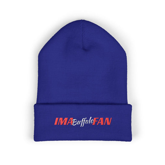 IMA Fan Buffalo - Embroidered Cuffed Beanie