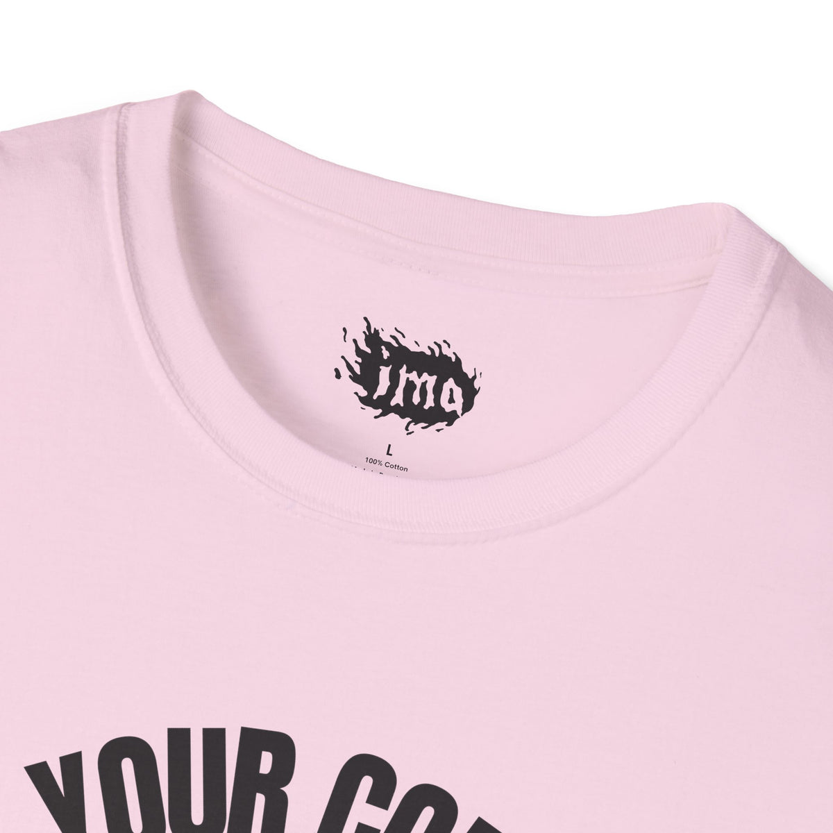 IMA Supporter – In Your Corner Unisex Tee – White/Light Pink