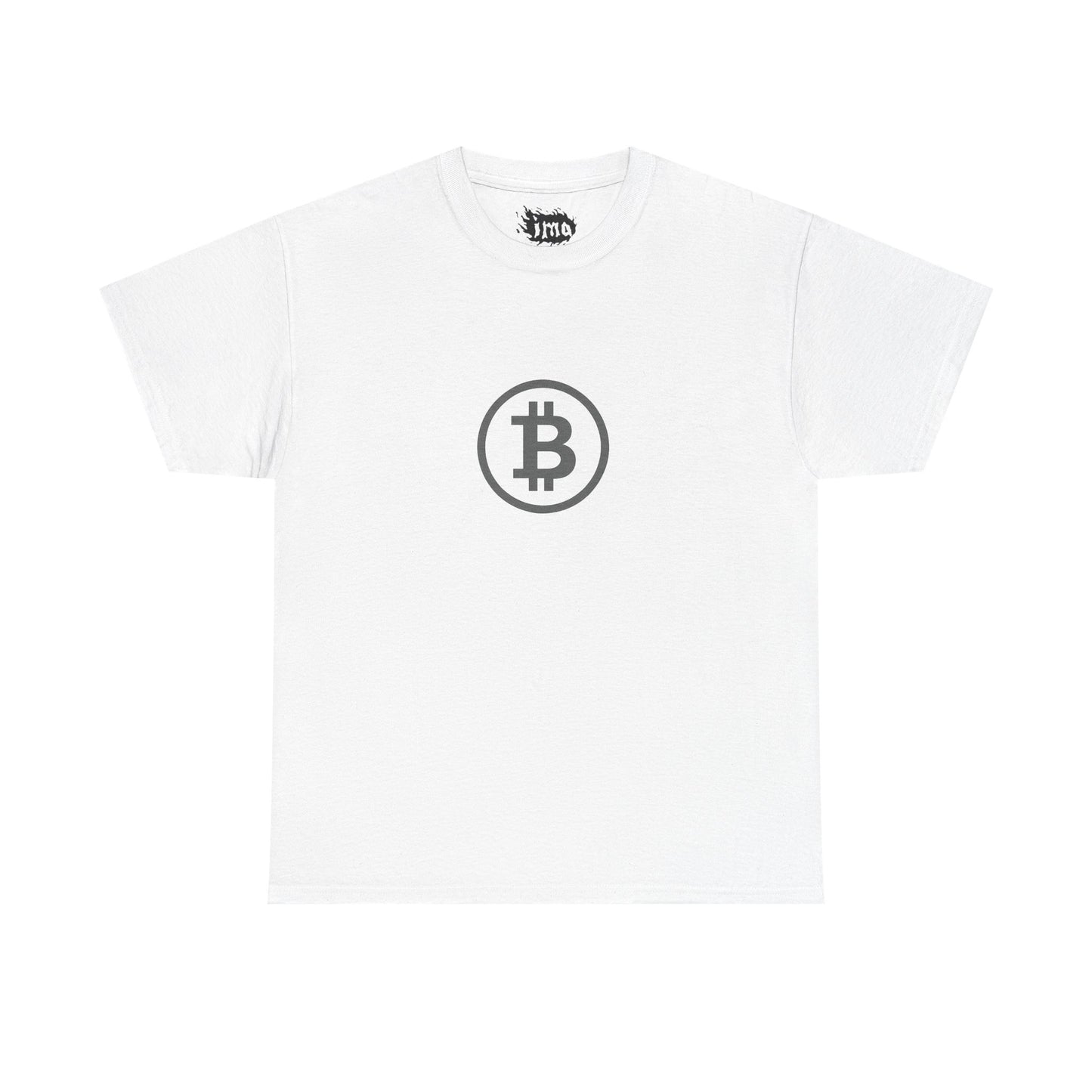 CRYPT-o-KEEPER - BTC - Unisex Heavy Cotton Tee with Minimalist Design - Perfect for Everyday Wear