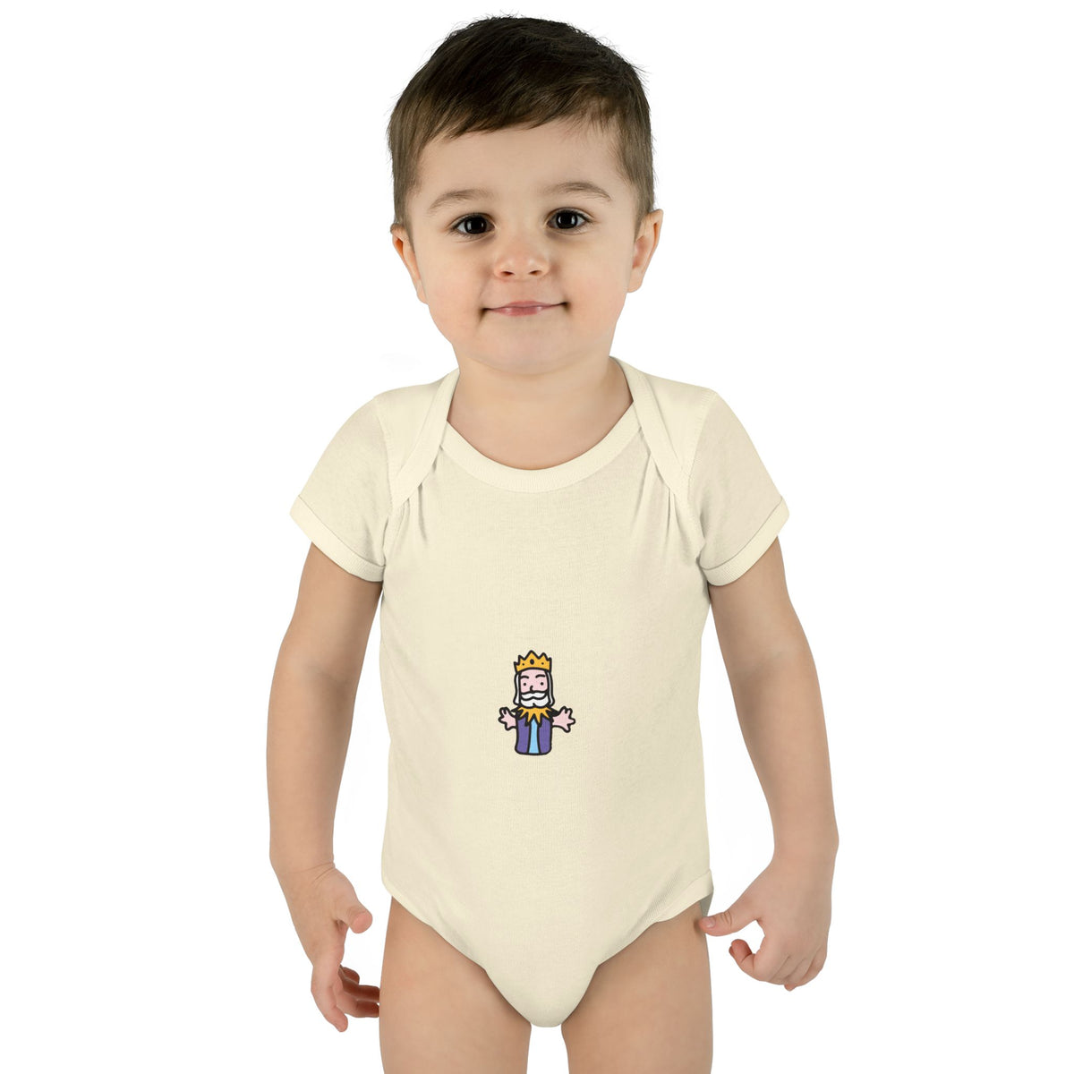 Little King - Infant Baby Rib Bodysuit