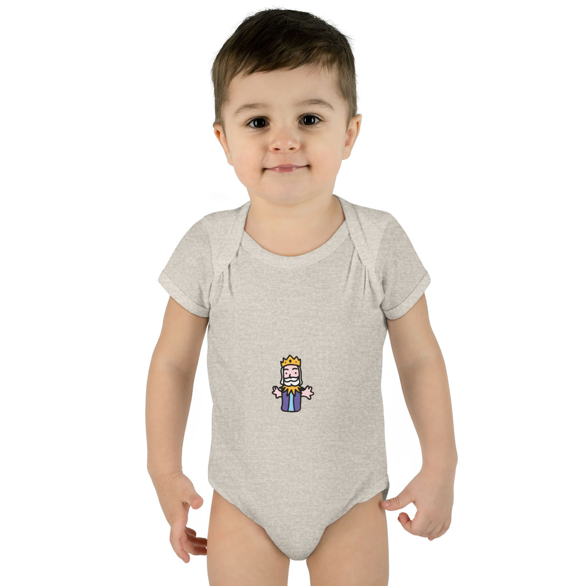 Little King - Infant Baby Rib Bodysuit